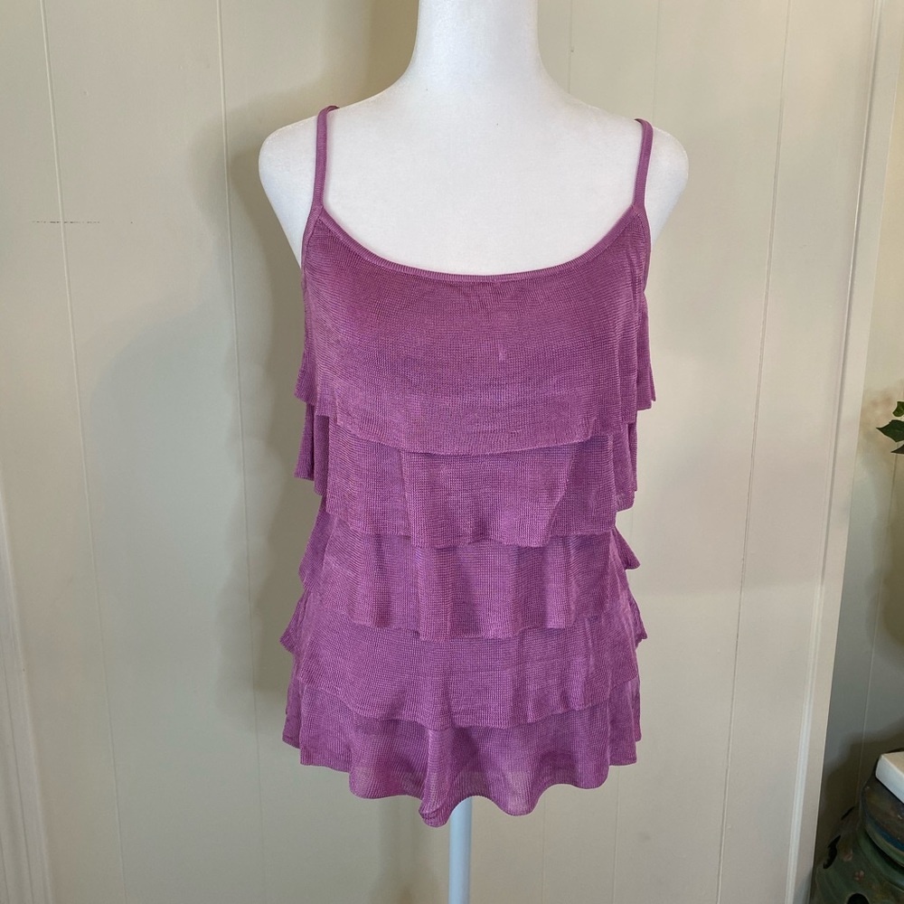 NWT BANANA RUFFLE TANK